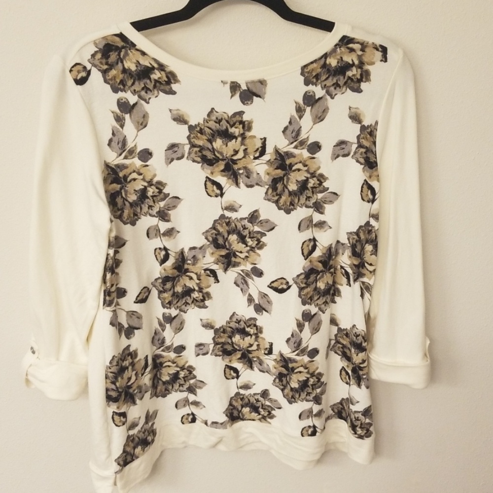 Floral sweater